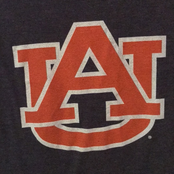 Auburn Tigers “AU” Logo Blue T-Shirt Men’s Medium M - Picture 3 of 12
